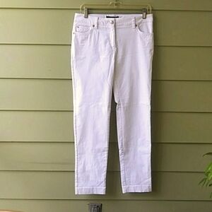 Zac & Rachel Women's White Denim Jeans w Stretch SZ 6  NWOT